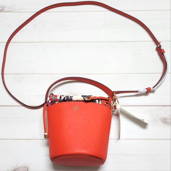 NWT Tory Burch Emerson Mini Bucket Bag Crossbody Shoulder bag - Picture 14 of 14